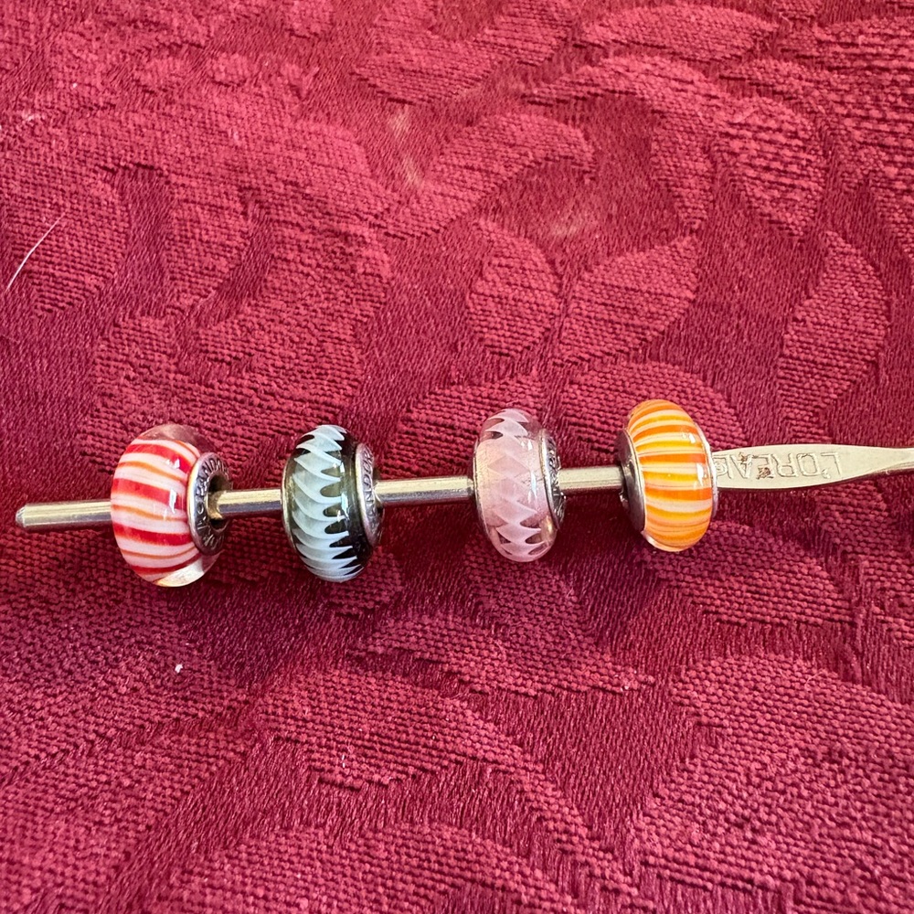 Pandora Vibrant MURANO Bead Charm Bundle - Picture 3 of 6